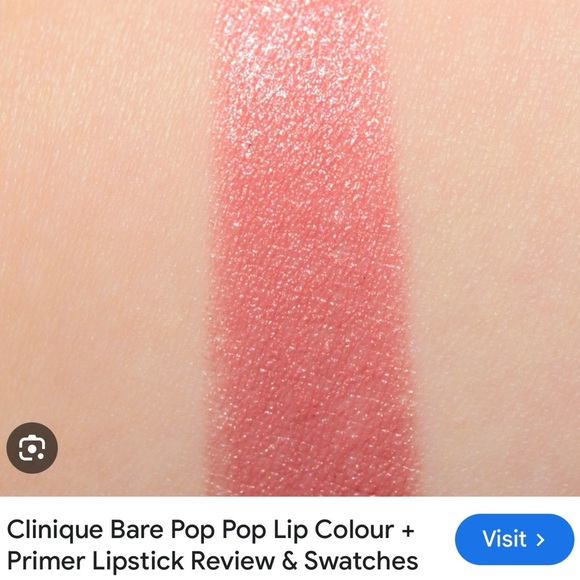 NEW Clinique Pop Lip Colour + Primer Lipstick in BARE POP - Picture 6 of 8